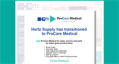 Desktop Screenshot of hertzsupply.com